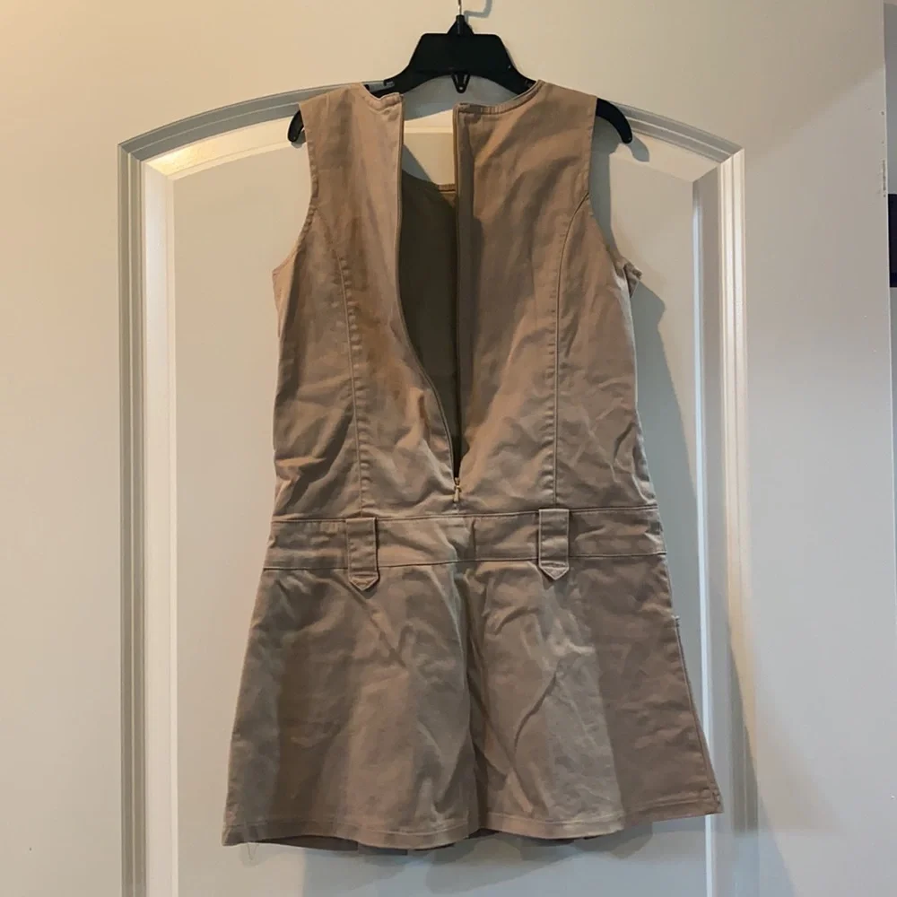 The Children’s Place Girls Stretchy Khaki Dress